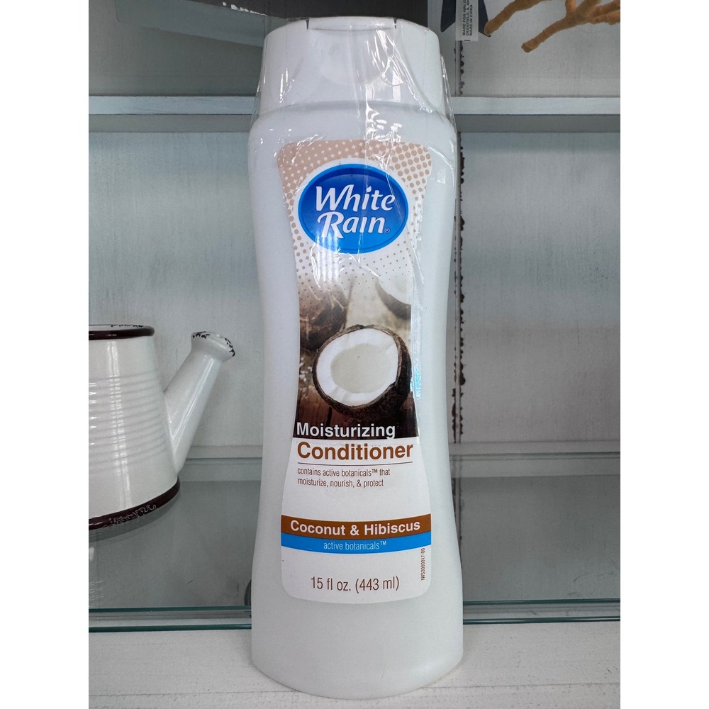 White Rain Moisturizing Conditioner Coconut &‎ Hibiscus 15 fl oz New Sealed
